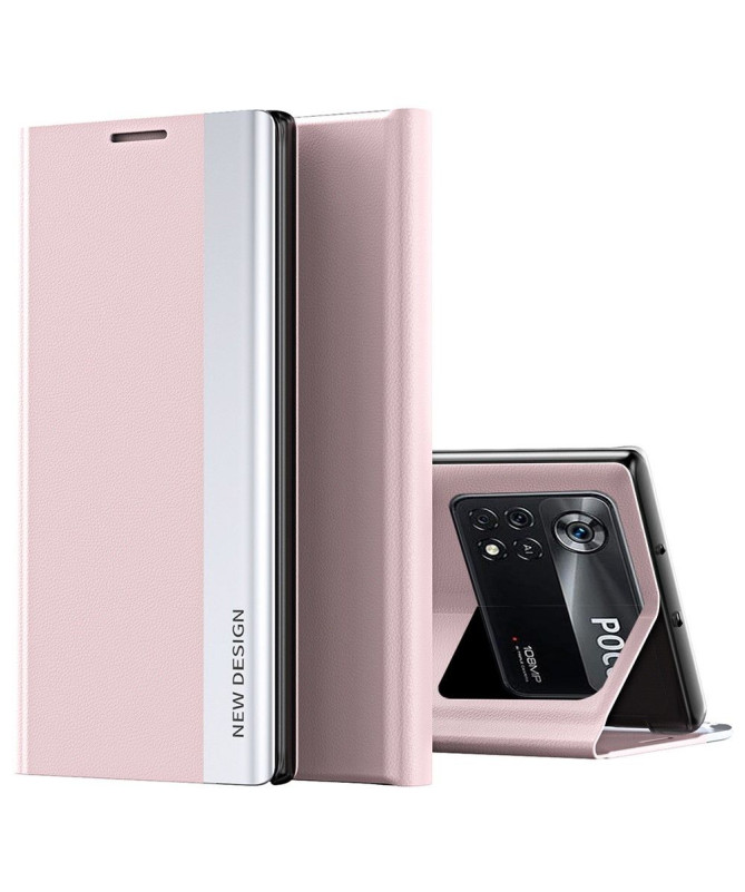 Etui Poco M4 Pro 4G Business effet cuir Magnet