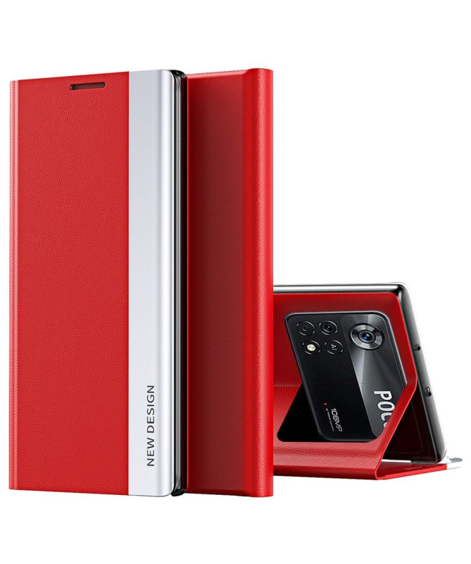 Etui Poco M4 Pro 4G Business effet cuir Magnet