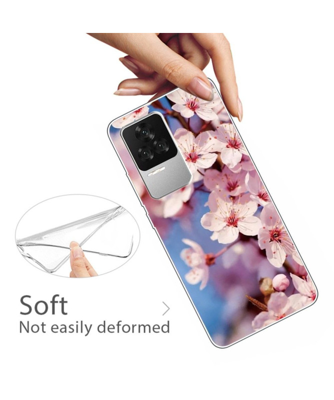 Coque Poco F4 Peach Blossom