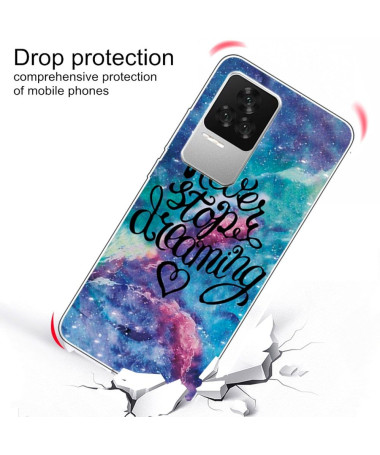 Coque Poco F4 Never Stop Dreaming