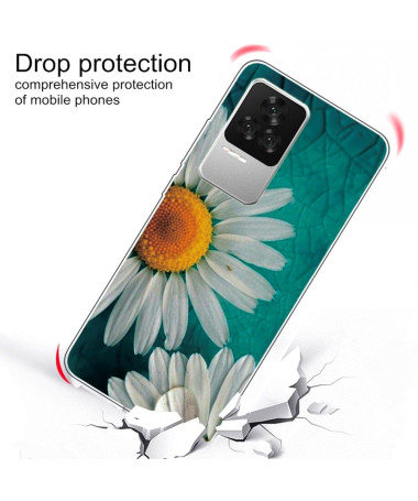 Coque Poco F4 Daisy fleur