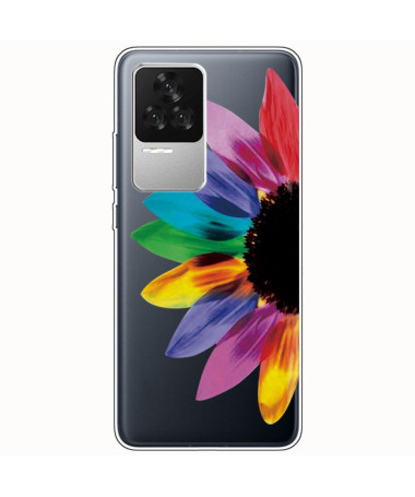 Coque Poco F4 Pétales de Couleurs