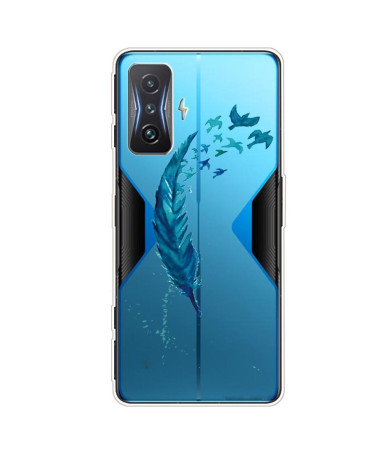 Coque Poco F4 GT Plume et Oiseaux