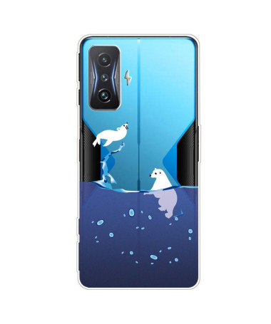 Coque Poco F4 GT phoque et ours blanc