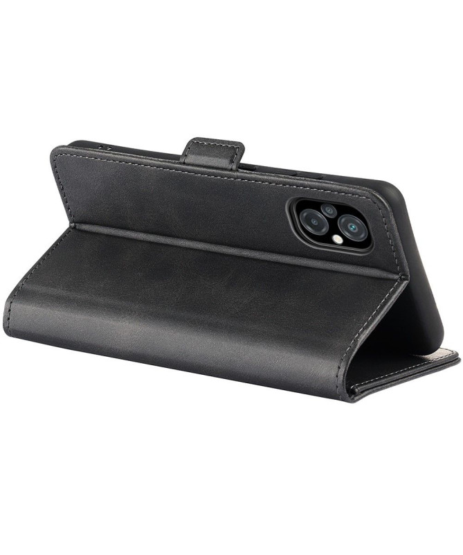 Étui Poco M5 portefeuille revêtement simili cuir mat