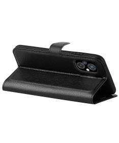 Housse Poco M5 portefeuille style cuir Noir - photo 4
