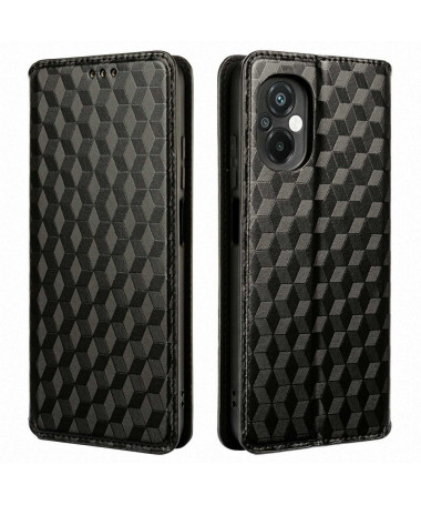 Housse Poco M5 flip cover design géométrie