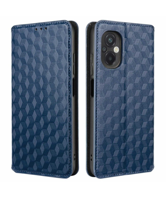 Housse Poco M5 flip cover design géométrie