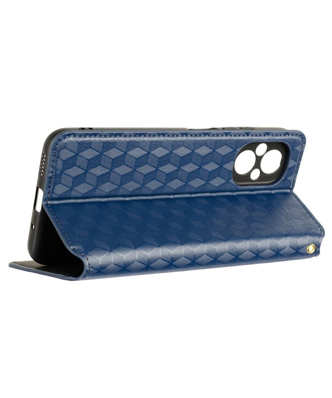 Housse Poco M5 flip cover design géométrie