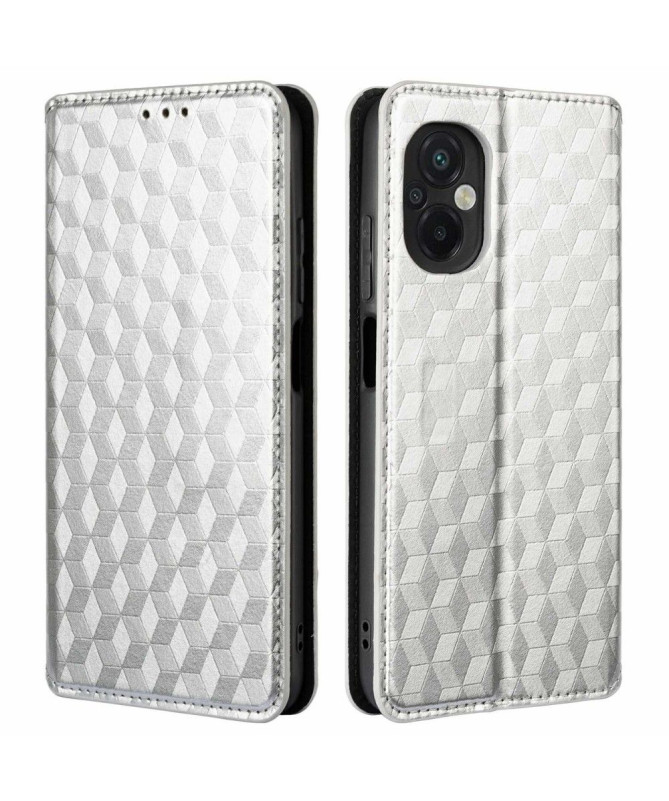 Housse Poco M5 flip cover design géométrie