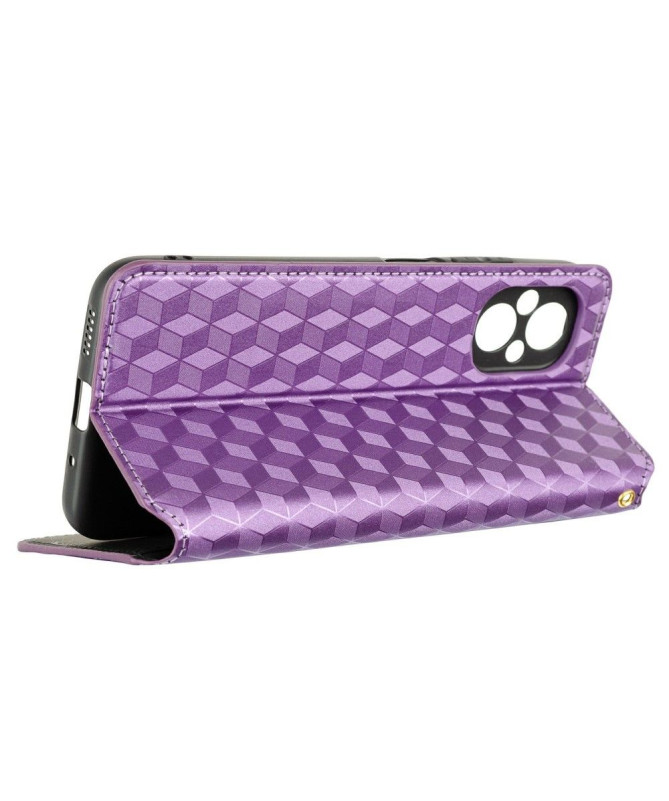 Housse Poco M5 flip cover design géométrie