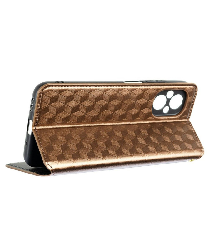 Housse Poco M5 flip cover design géométrie