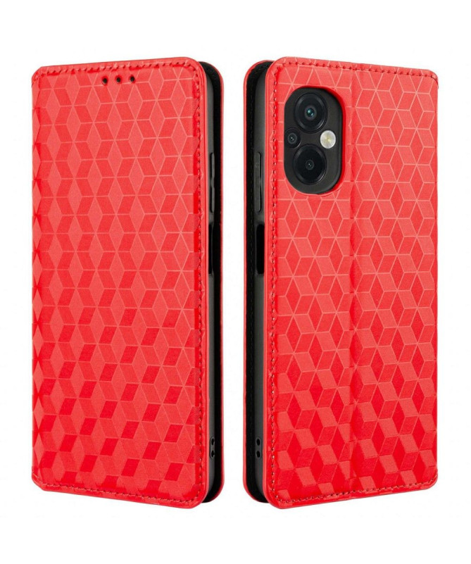 Housse Poco M5 flip cover design géométrie