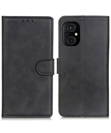 Housse Xiaomi Poco M5 Marius effet cuir mat