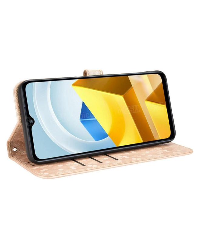 Housse Xiaomi Poco M5 Design Nid d'Abeille