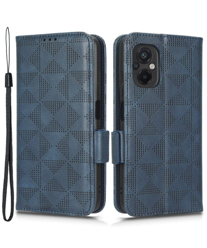 Housse Xiaomi Poco M5 Triangles à Lanière