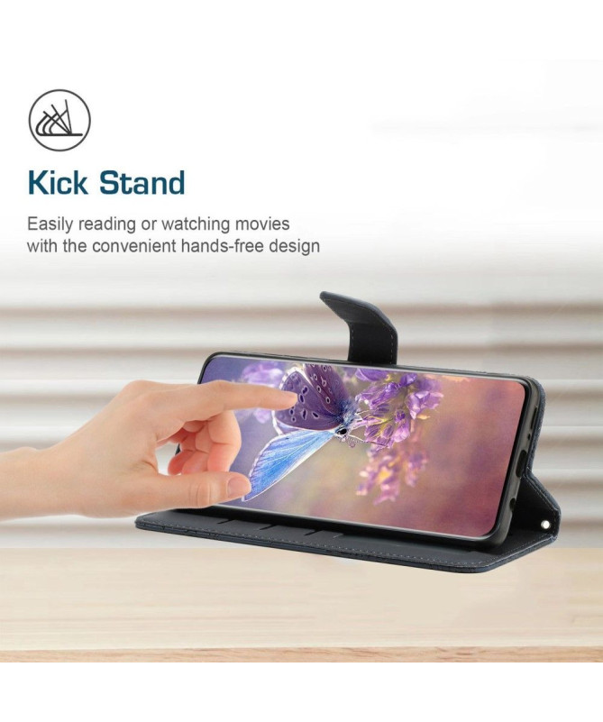 Housse Xiaomi Poco M5 Illustration Papillon et Fleurs à Sangle