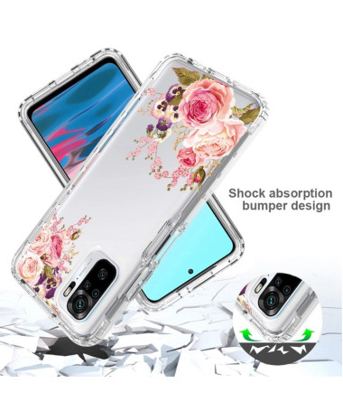 Coque Xiaomi Redmi Note 10/10S/Poco M5s Fleurs Rose