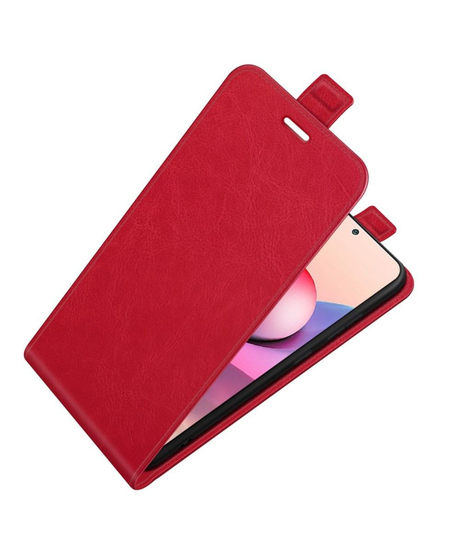 Housse Xiaomi Redmi Note 10/10S/Poco M5s simili cuir avec rabat vertic
