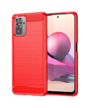 Coque Xiaomi Redmi Note 10/10S/Poco M5s effet brossé silicone