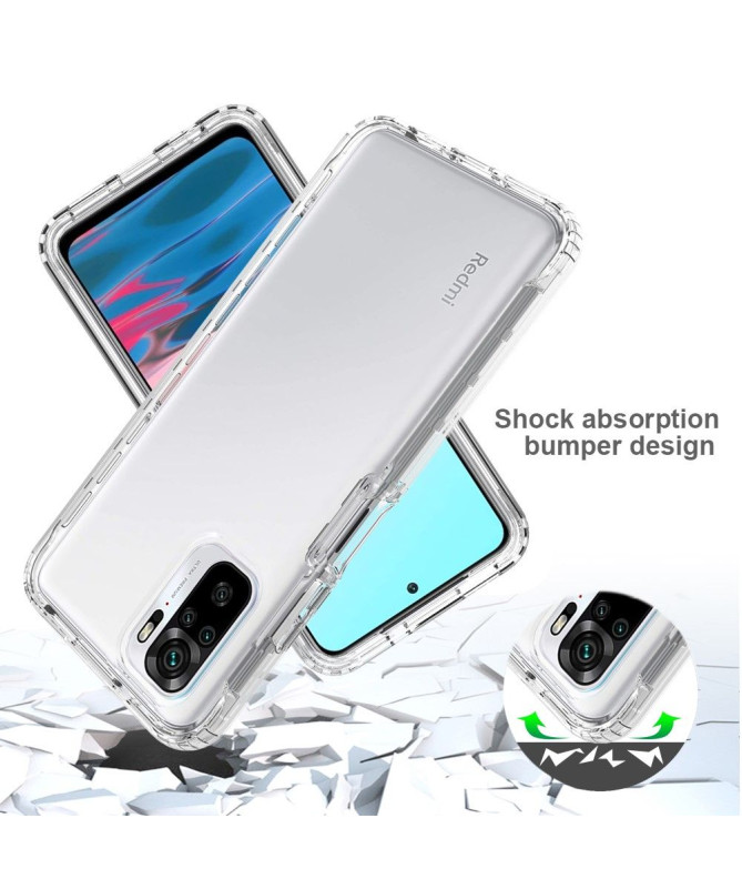 Coque Xiaomi Redmi Note 10/10S/Poco M5s transparent dégradé de couleur