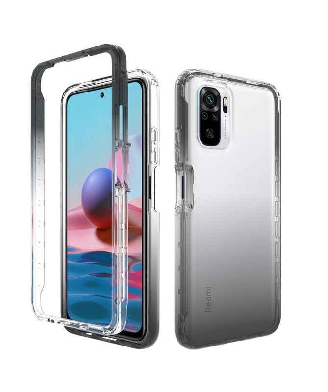 Coque Xiaomi Redmi Note 10/10S/Poco M5s transparent dégradé de couleur