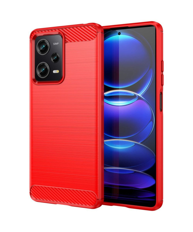 Coque Xiaomi Redmi Note 12 Pro 5G/Poco X5 Pro 5G effet brossé silicone