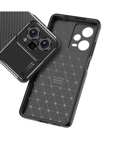 Coque Xiaomi Redmi Note 12 Pro 5G/Poco X5 Pro 5G style fibre de carbone - noir