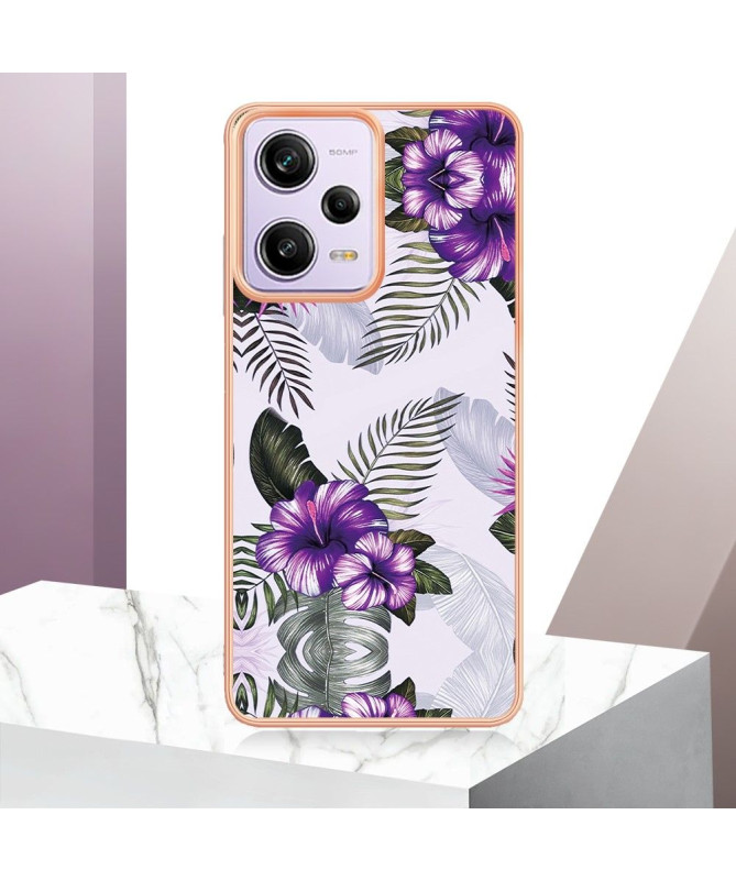 Coque Xiaomi Redmi Note 12 Pro/Poco X5 Pro 5G Fleurs Exotiques