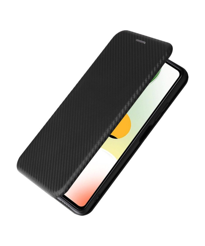 Housse Xiaomi Redmi Note 12 Pro/Poco X5 Pro 5G simili cuir fibre de carbone