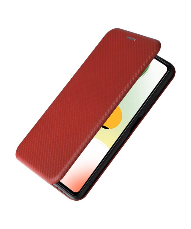 Housse Xiaomi Redmi Note 12 Pro/Poco X5 Pro 5G simili cuir fibre de carbone