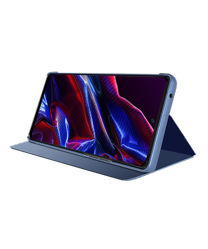 Coque Xiaomi Redmi Note 12 5G / Poco X5 5G avec rabat effet miroir
