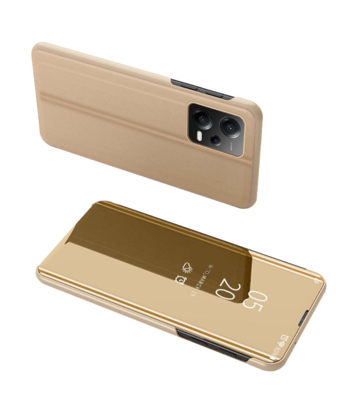 Coque Xiaomi Redmi Note 12 5G / Poco X5 5G avec rabat effet miroir