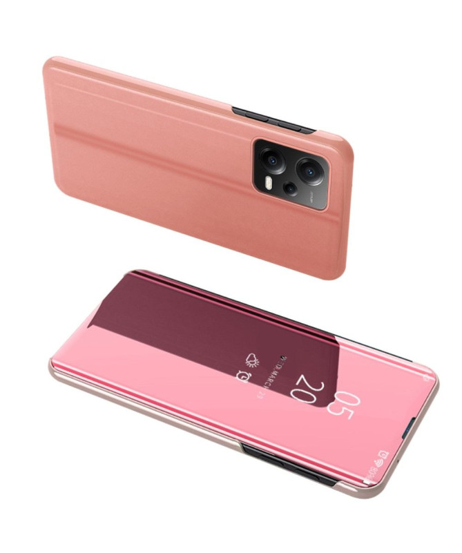 Coque Xiaomi Redmi Note 12 5G / Poco X5 5G avec rabat effet miroir