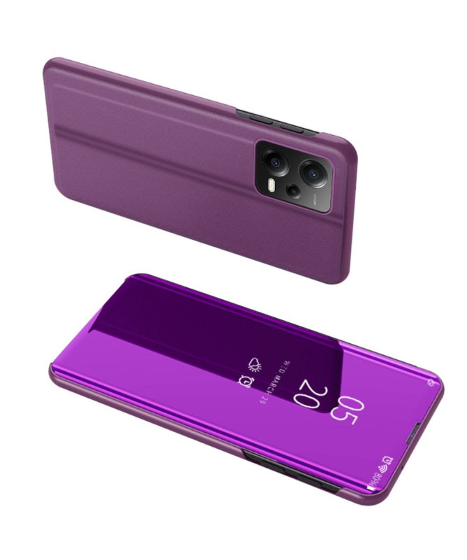 Coque Xiaomi Redmi Note 12 5G / Poco X5 5G avec rabat effet miroir