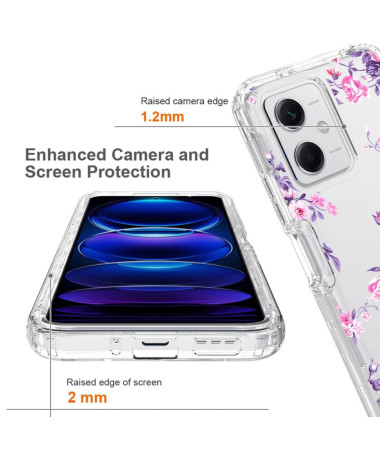 Coque Xiaomi Redmi Note 12 5G / Poco X5 5G Motif Fleurs