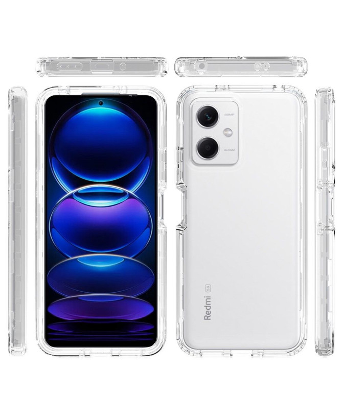 Coque Xiaomi Redmi Note 12 5G / Poco X5 5G Transparente avec Dégradée