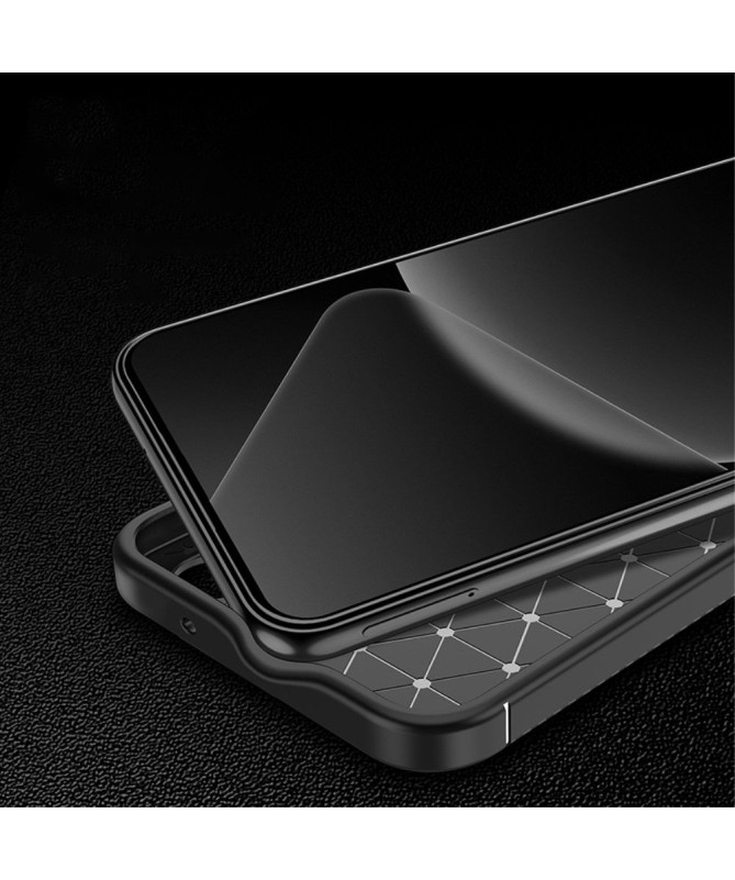 Coque Poco X6 Pro style fibre de carbone