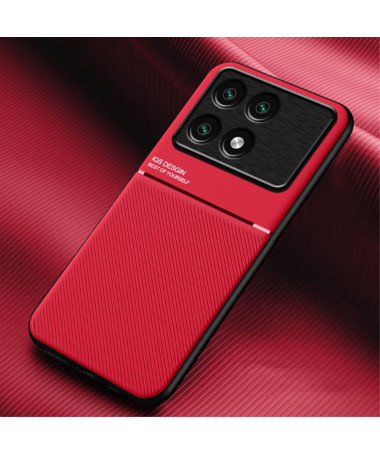 Poco X6 Pro - Coque Business Minimaliste Rouge - photo 6