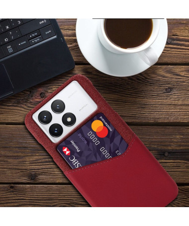 Poco X6 Pro - Coque Olympus Effet Cuir Rouge - photo 8