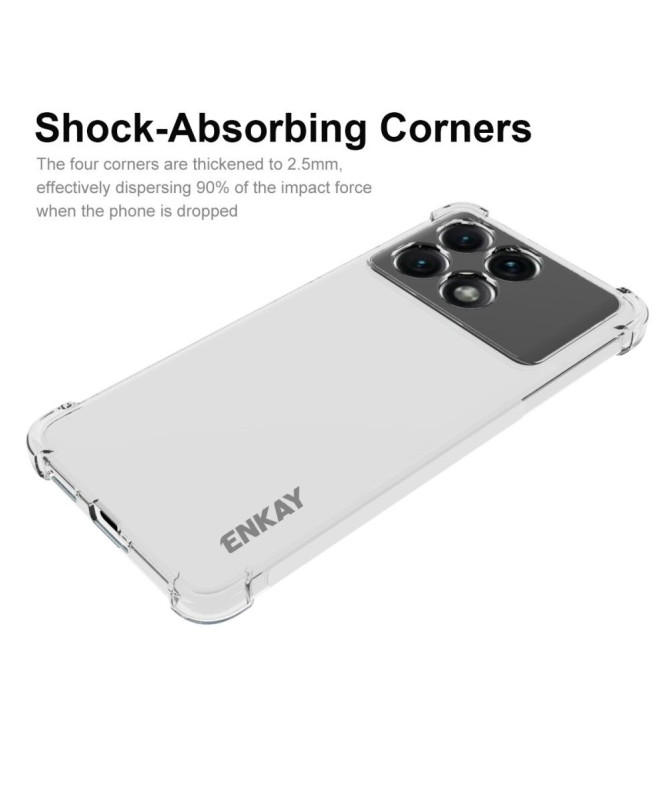 Poco X6 Pro - Protection Coque ENKAY Transparent