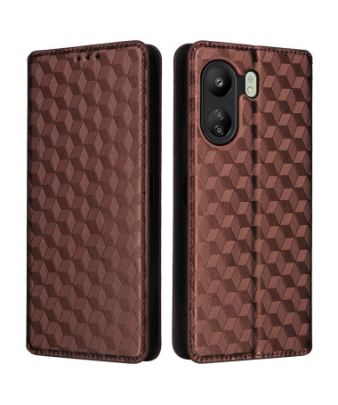 Housse Xiaomi Redmi 13C / Poco C65 flip cover design géométrie