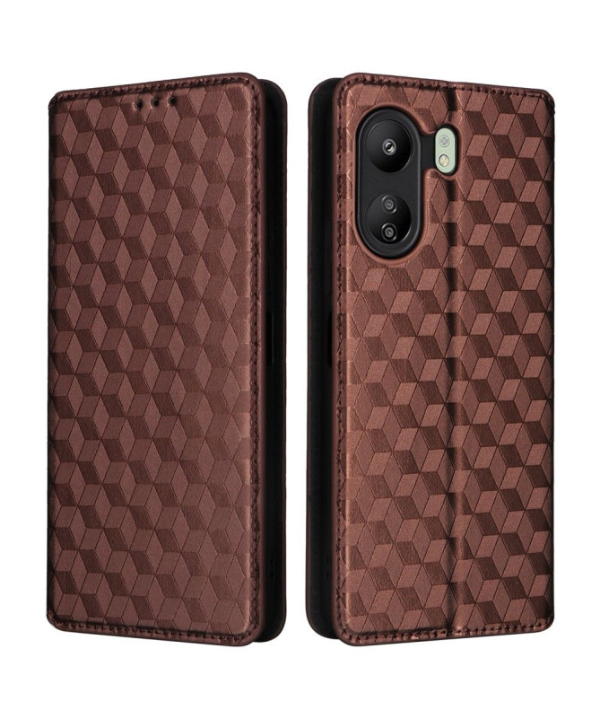 Housse Xiaomi Redmi 13C / Poco C65 flip cover design géométrie