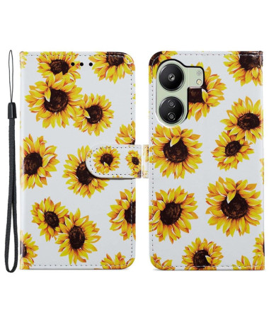 Housse Xiaomi Redmi 13C / Poco C65 Tournesol Fleur