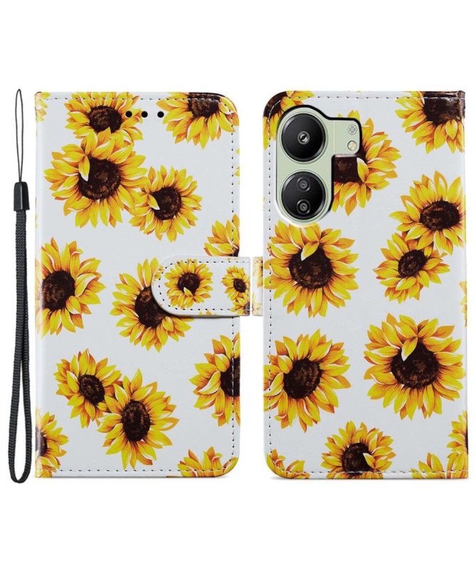 Housse Xiaomi Redmi 13C / Poco C65 Tournesol Fleur