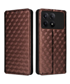 Housse Poco X6 Pro flip cover design géométrie