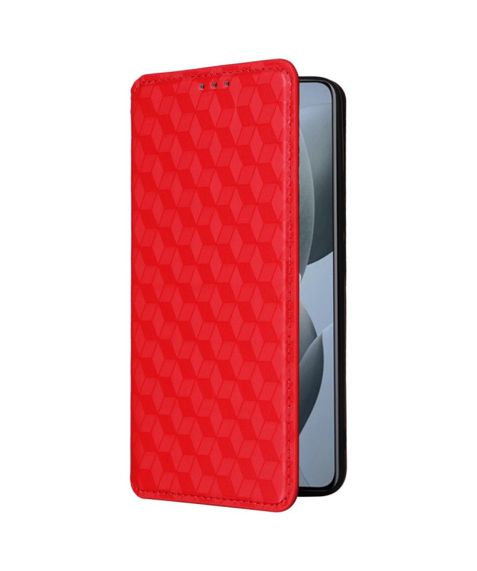 Housse Poco X6 Pro flip cover design géométrie