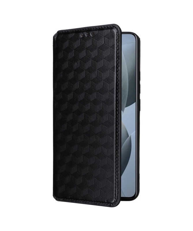 Housse Poco X6 Pro flip cover design géométrie