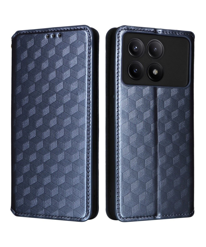 Housse Poco X6 Pro flip cover design géométrie