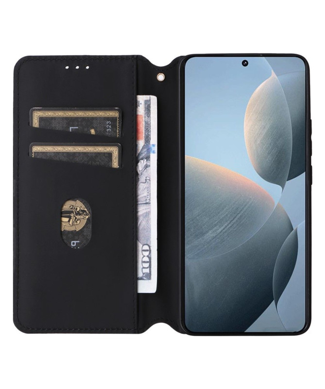 Housse Poco X6 Pro flip cover design géométrie